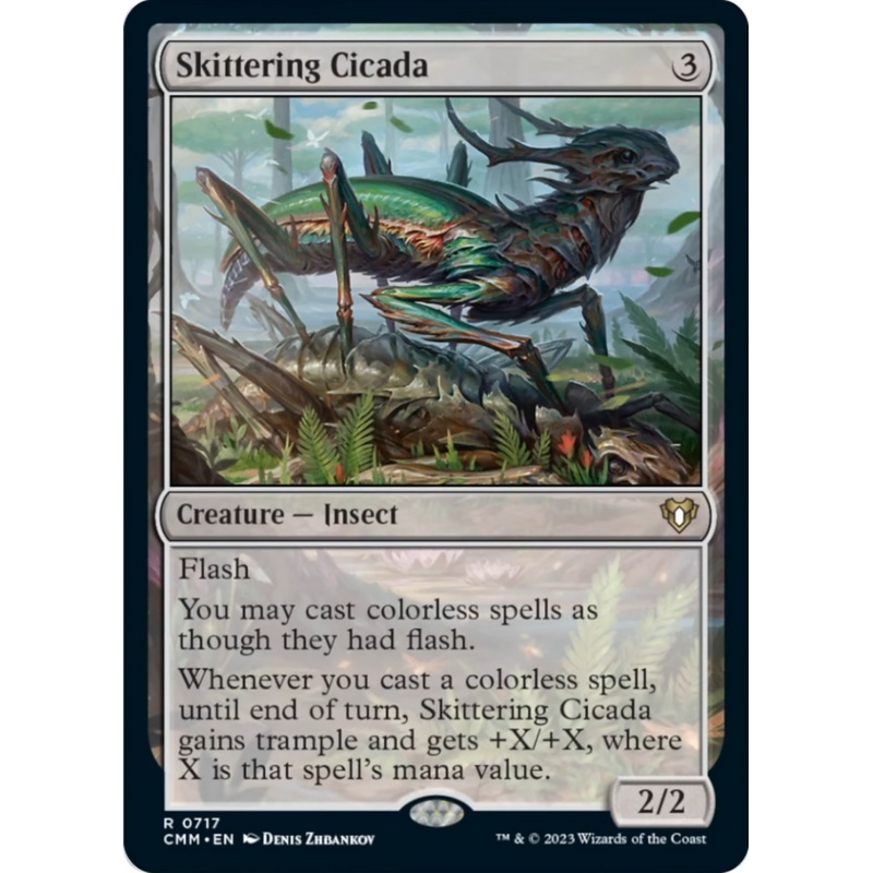 Skittering Cicada [Commander Masters]