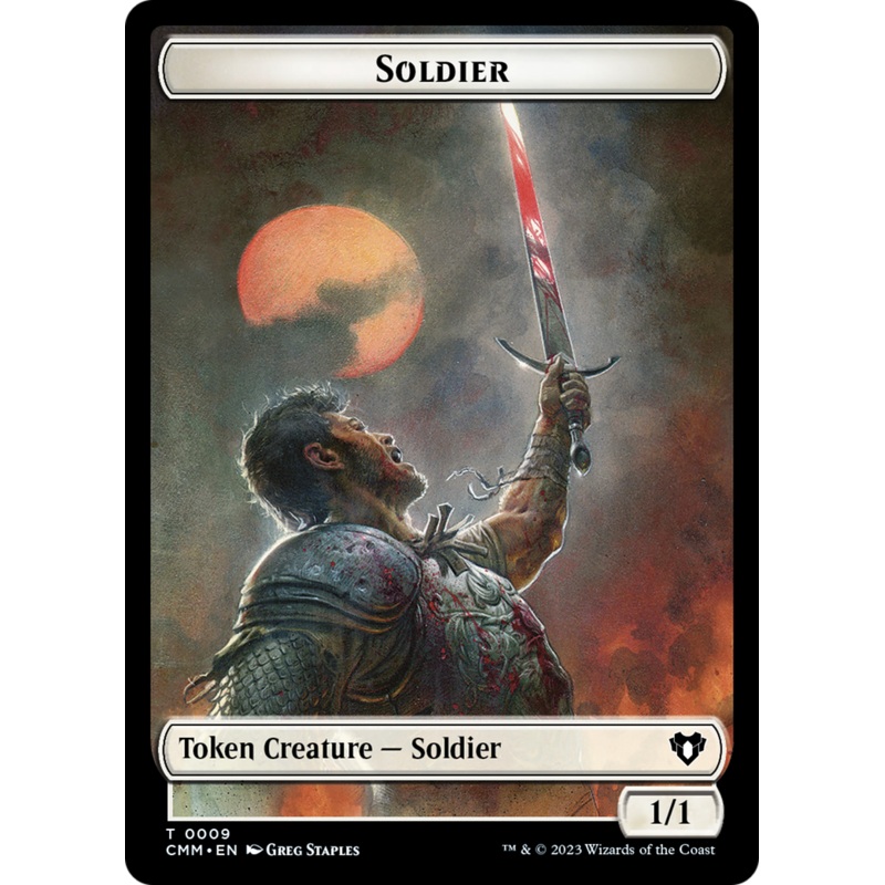 Soldier // Servo Double-Sided Token [Commander Masters Tokens]