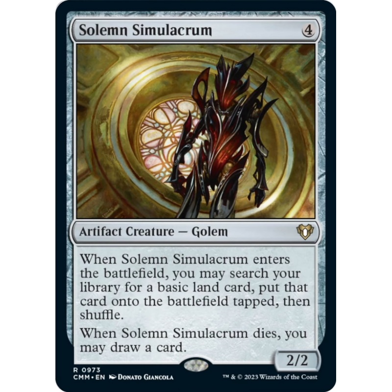 Solemn Simulacrum [Commander Masters]