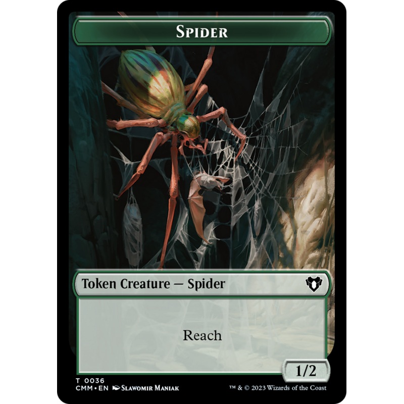 Spider Token [Commander Masters Tokens]