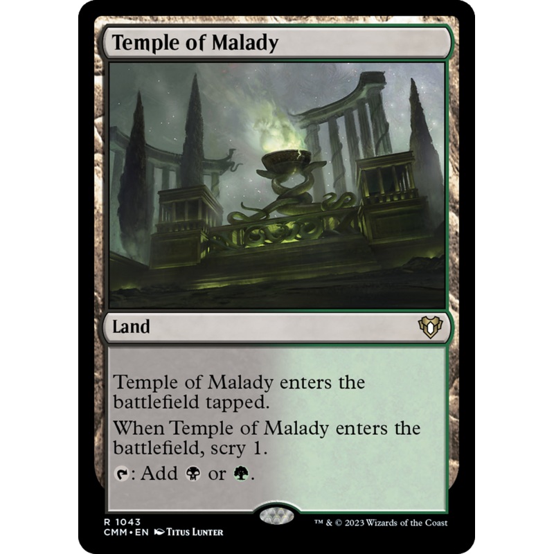 Temple of Malady [Commander Masters]