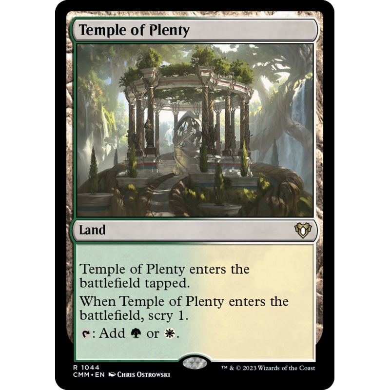 Temple of Plenty [Commander Masters]