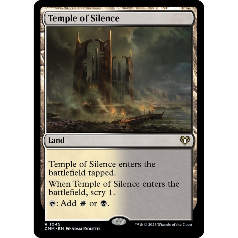 Temple of Silence [Commander Masters]