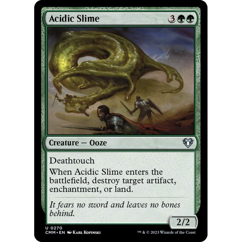 Acidic Slime [Commander Masters]