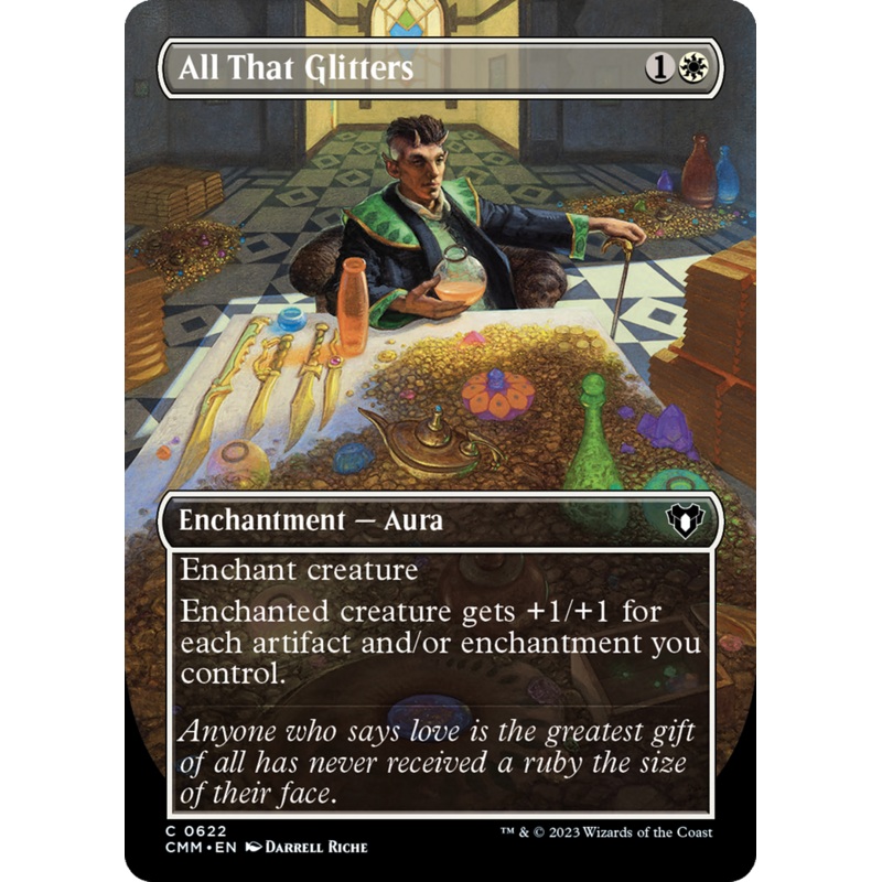 All That Glitters (Borderless Alternate Art) [Commander Masters]
