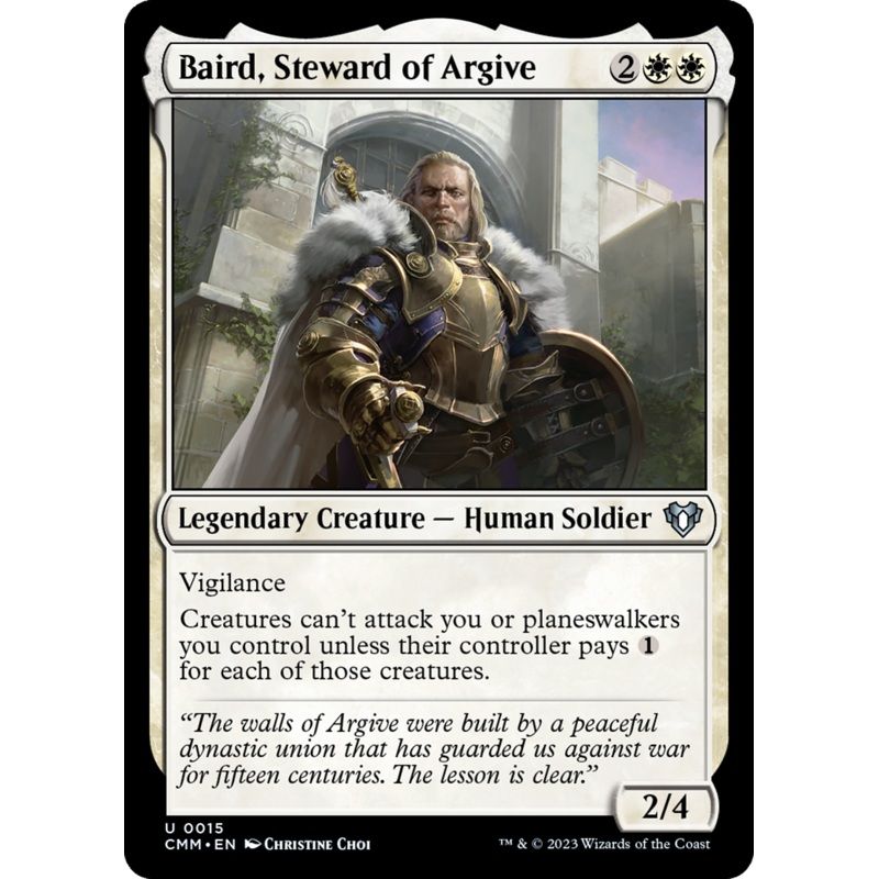 Baird, Steward of Argive [Commander Masters]