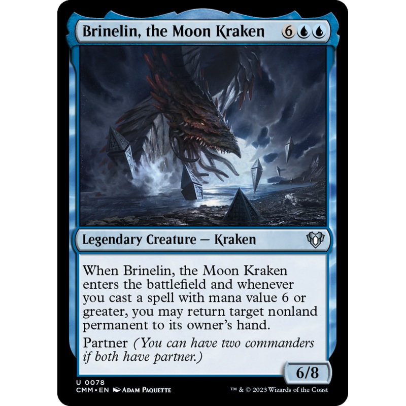 Brinelin, the Moon Kraken [Commander Masters]