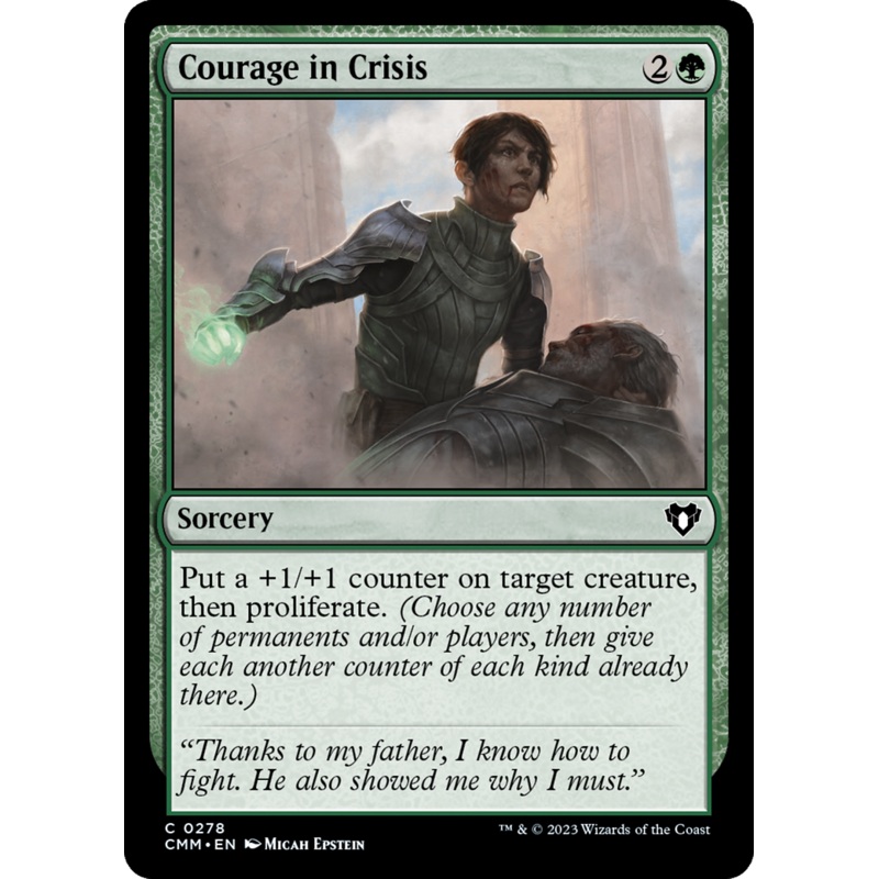 Courage in Crisis [Commander Masters]