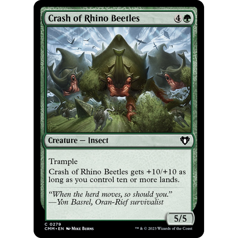 Crash of Rhino Beetles [Commander Masters]