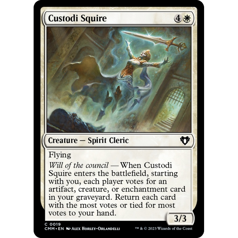 Custodi Squire [Commander Masters]
