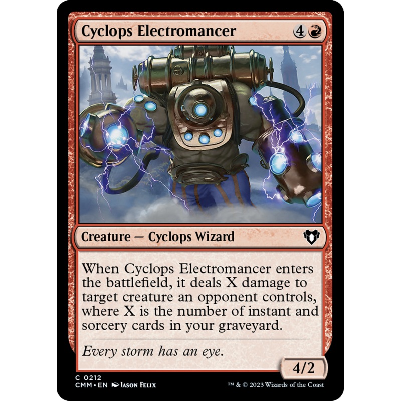 Cyclops Electromancer [Commander Masters]