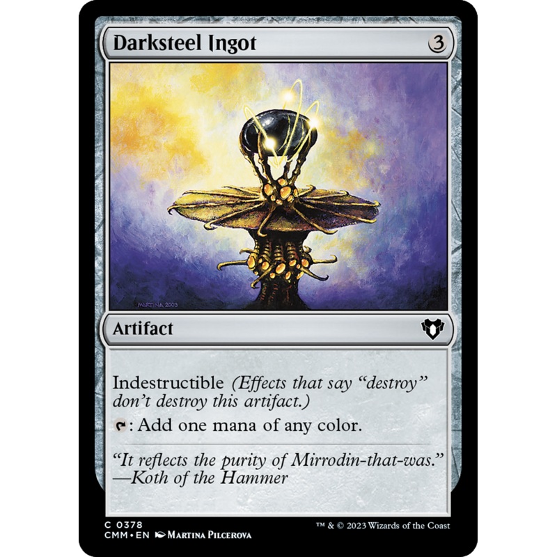 Darksteel Ingot [Commander Masters]