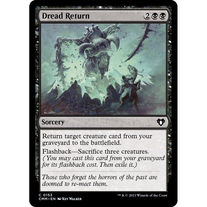 Dread Return [Commander Masters]