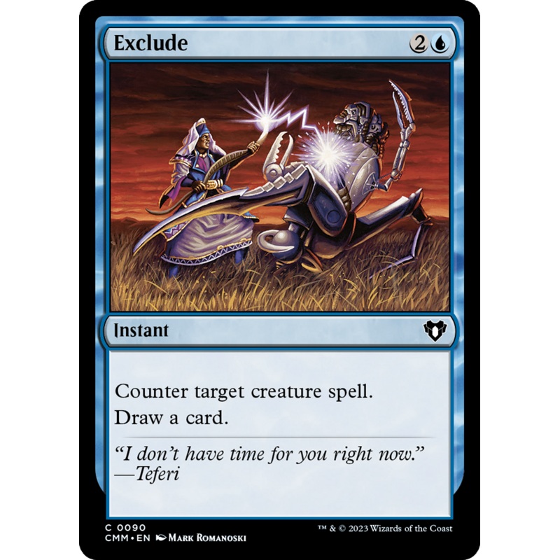 Exclude [Commander Masters]