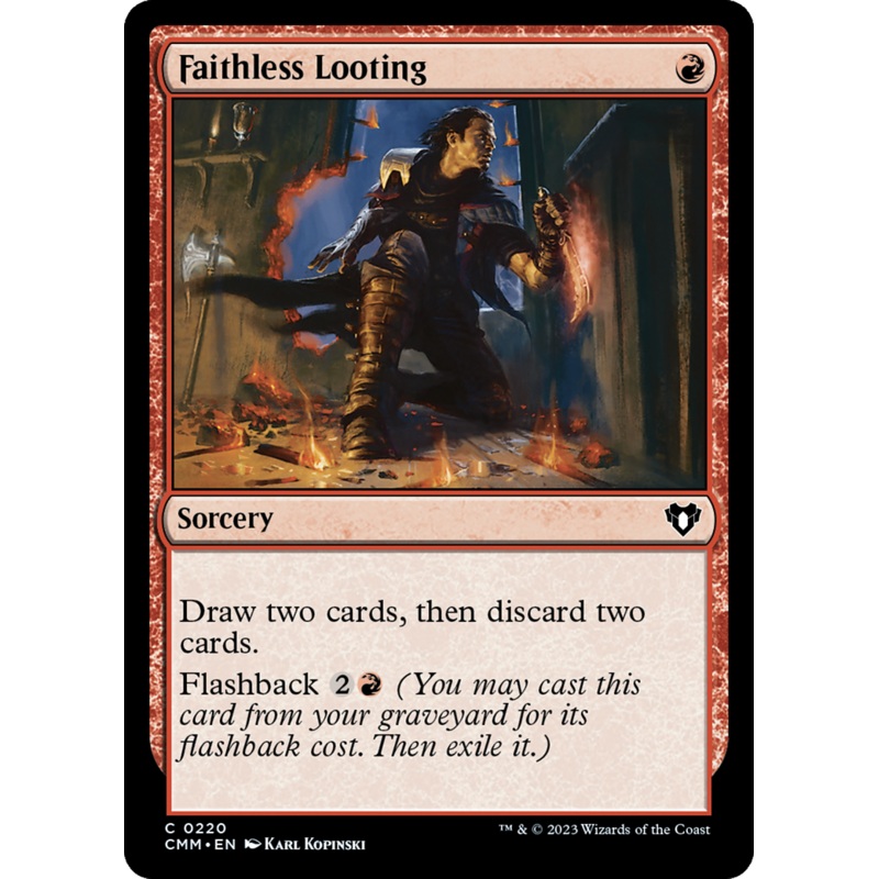 Faithless Looting [Commander Masters]