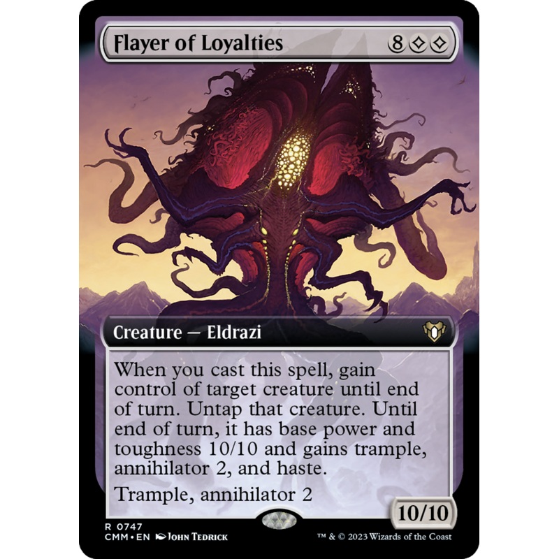 Flayer of Loyalties (Extended Art) [Commander Masters]