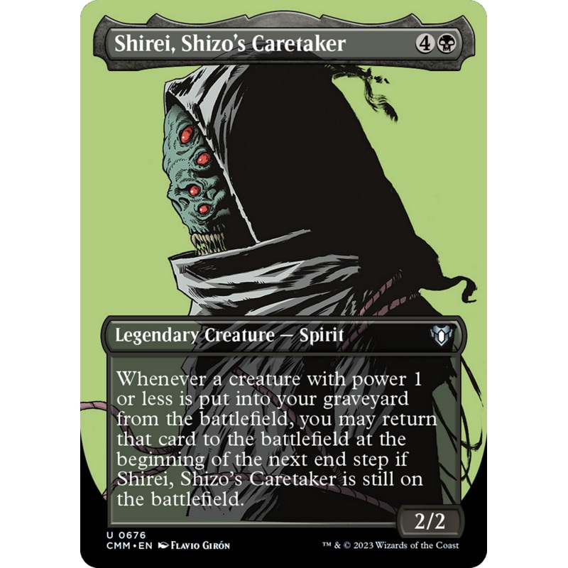 Shirei, Shizo's Caretaker (Borderless Profile) [Commander Masters]