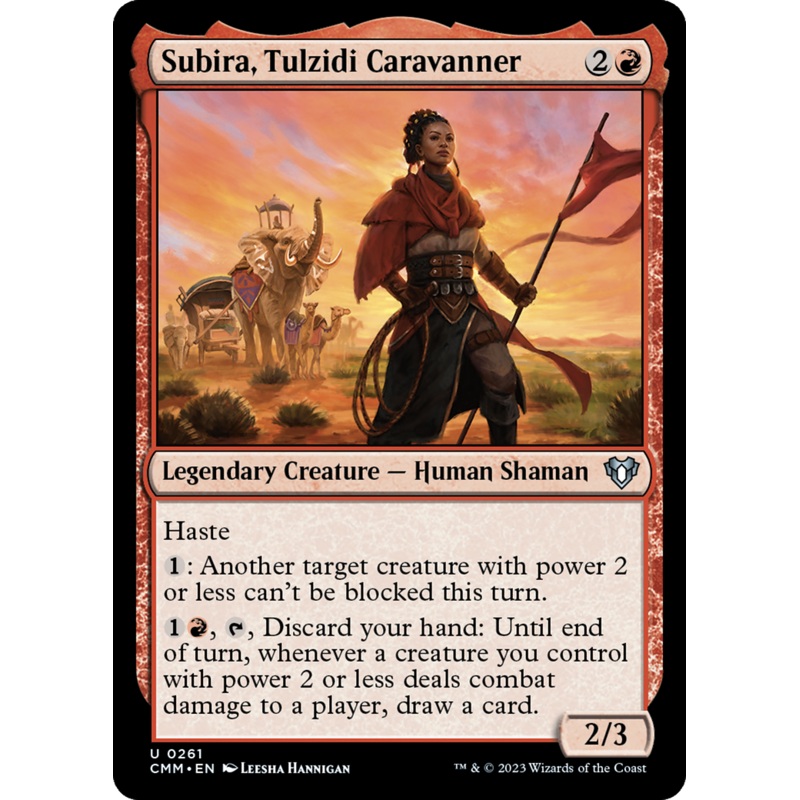 Subira, Tulzidi Caravanner [Commander Masters]
