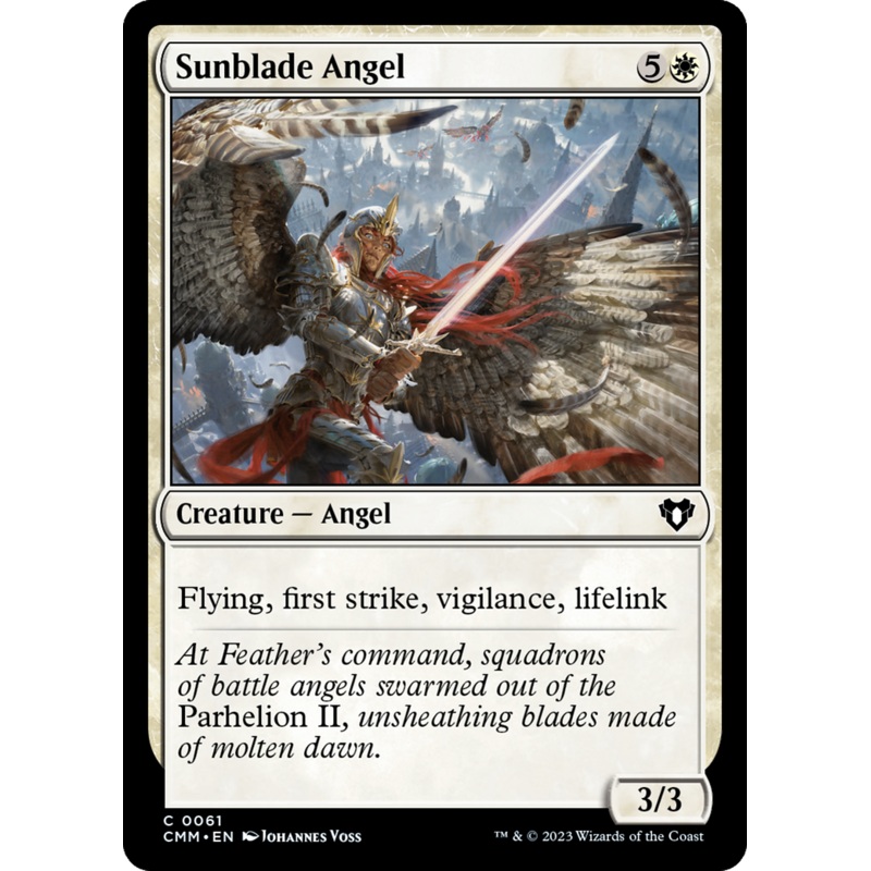 Sunblade Angel [Commander Masters]