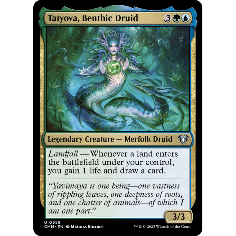 Tatyova, Benthic Druid [Commander Masters]