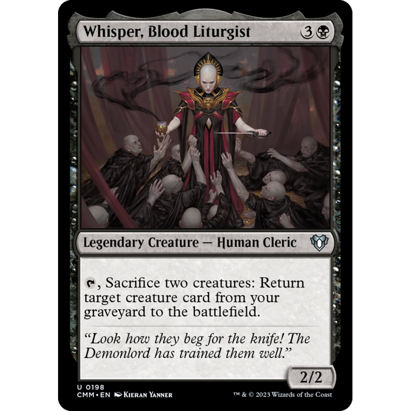Whisper, Blood Liturgist [Commander Masters]