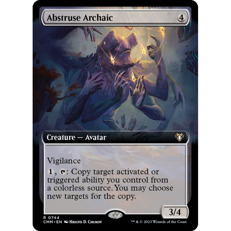 Abstruse Archaic (Extended Art) [Commander Masters]