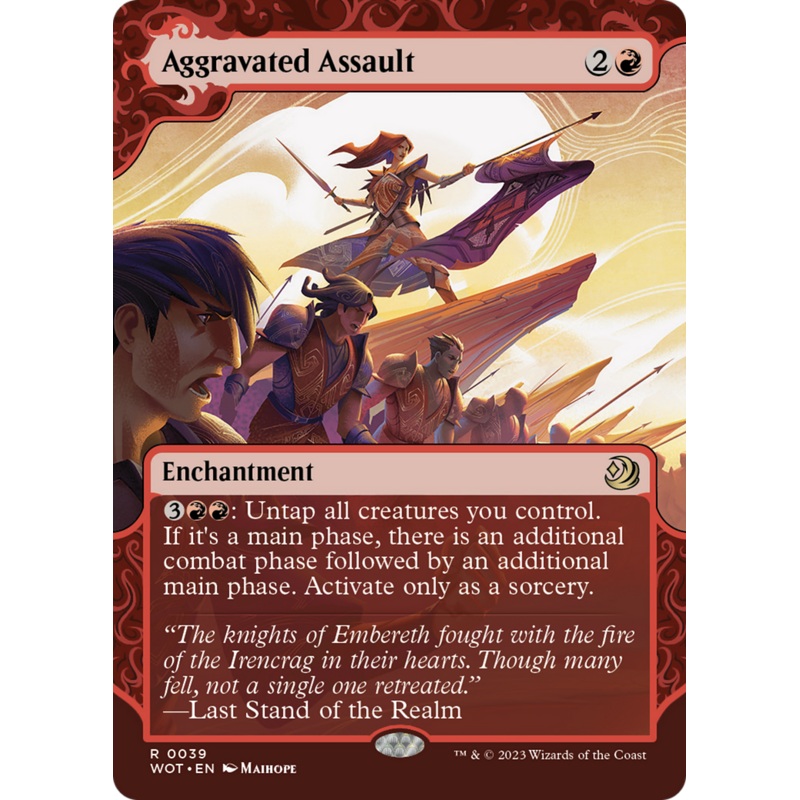 Aggravated Assault [Wilds of Eldraine: Enchanting Tales]
