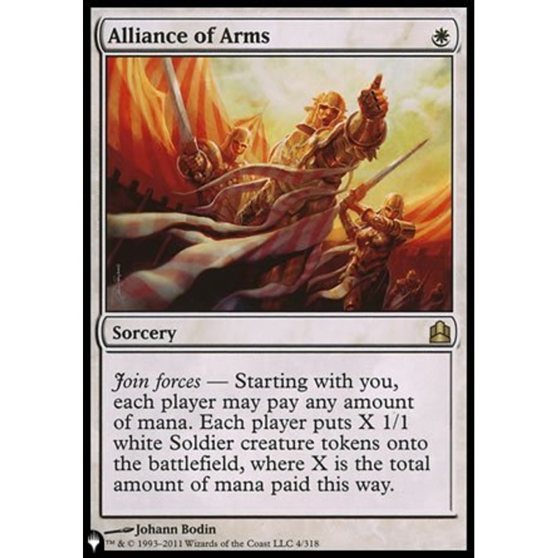 Alliance of Arms [The List]