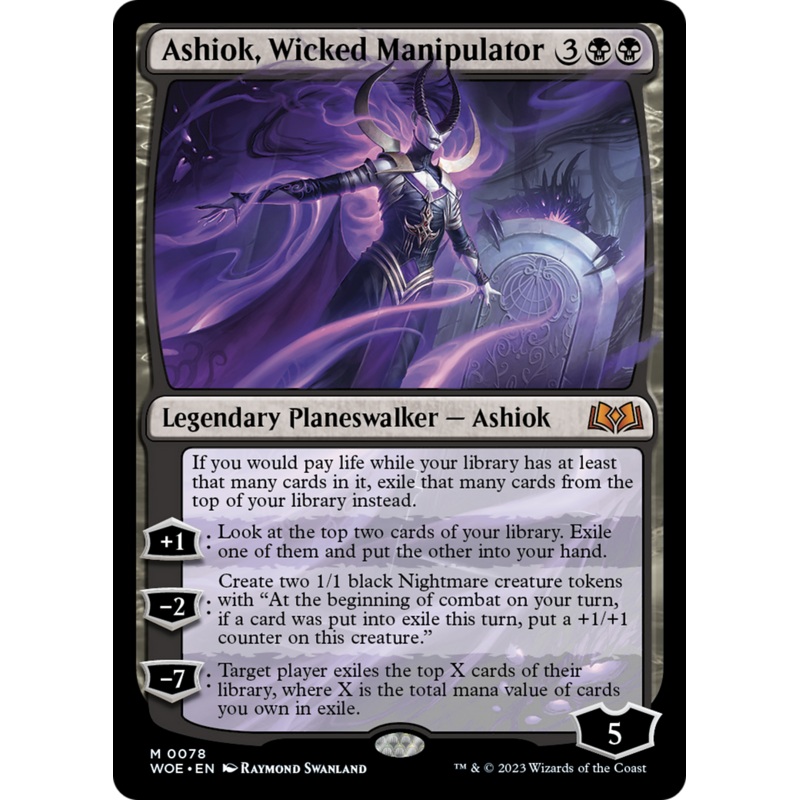 Ashiok, Wicked Manipulator [Wilds of Eldraine]