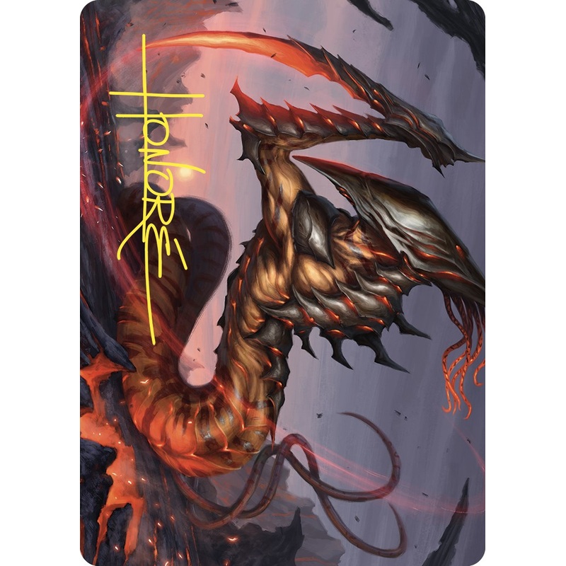 Blade Sliver Art Card (Gold-Stamped Signature) [Commander Masters Art Series]