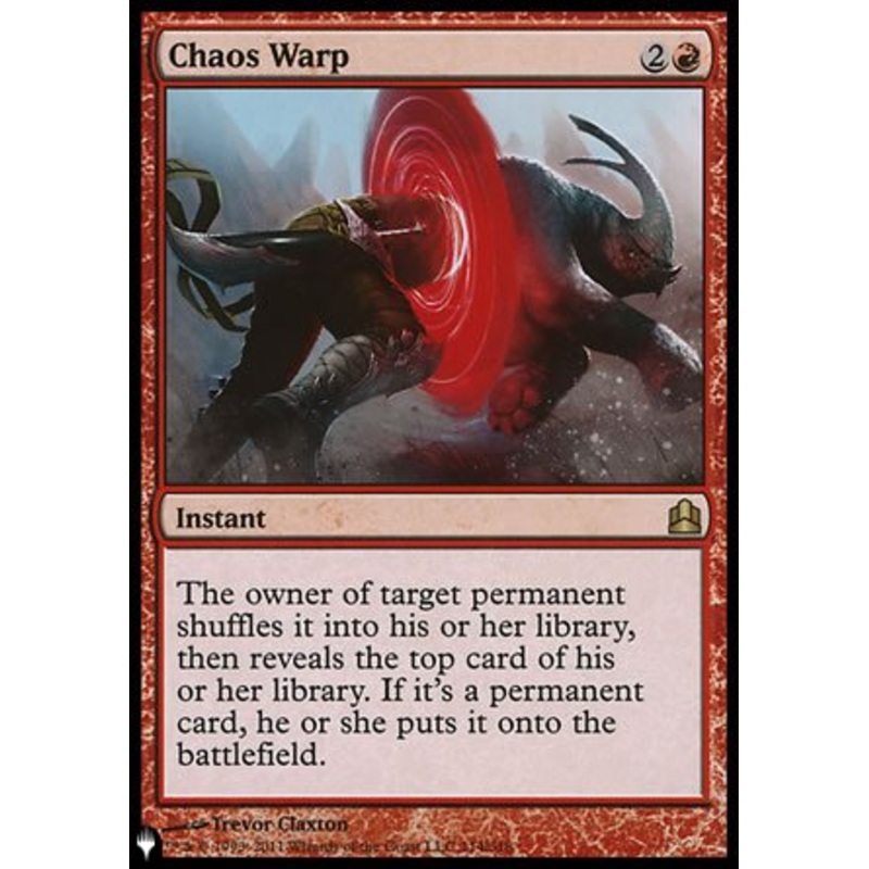 Chaos Warp (CMD) [The List]