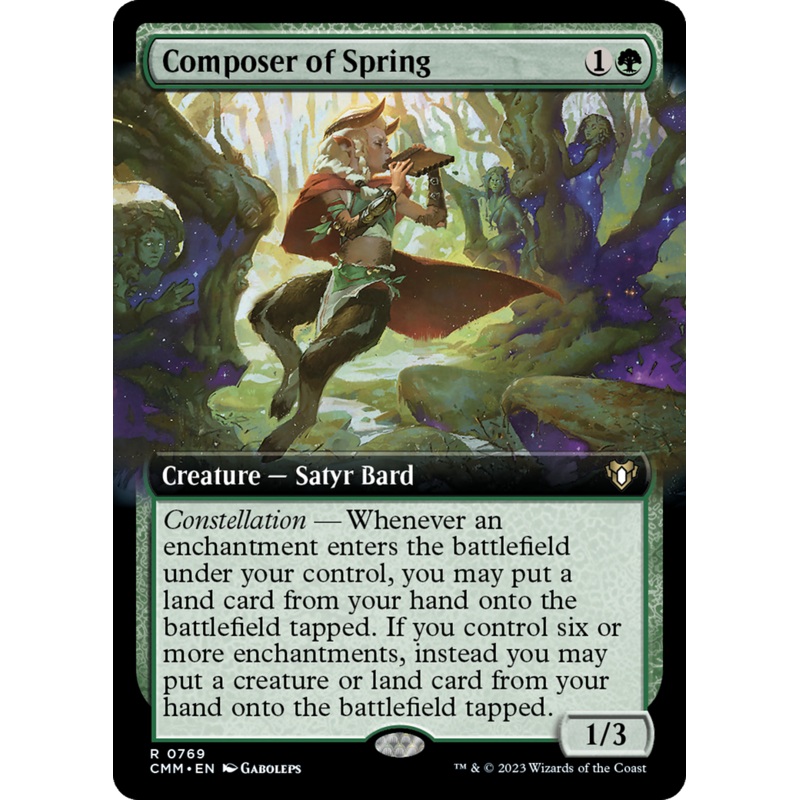 Composer of Spring (Extended Art) [Commander Masters]