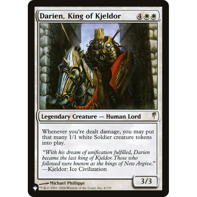 Darien, King of Kjeldor [The List]