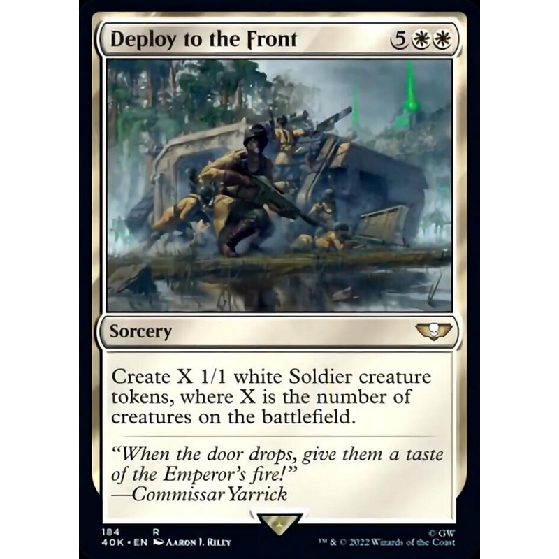 Deploy to the Front (Surge Foil) [Warhammer 40,000]