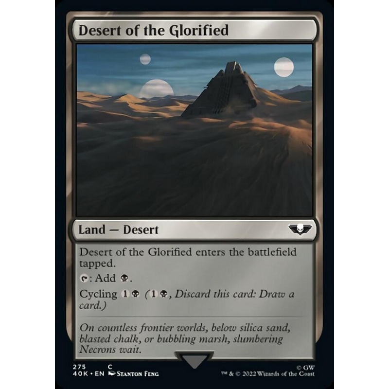 Desert of the Glorified (Surge Foil) [Warhammer 40,000]