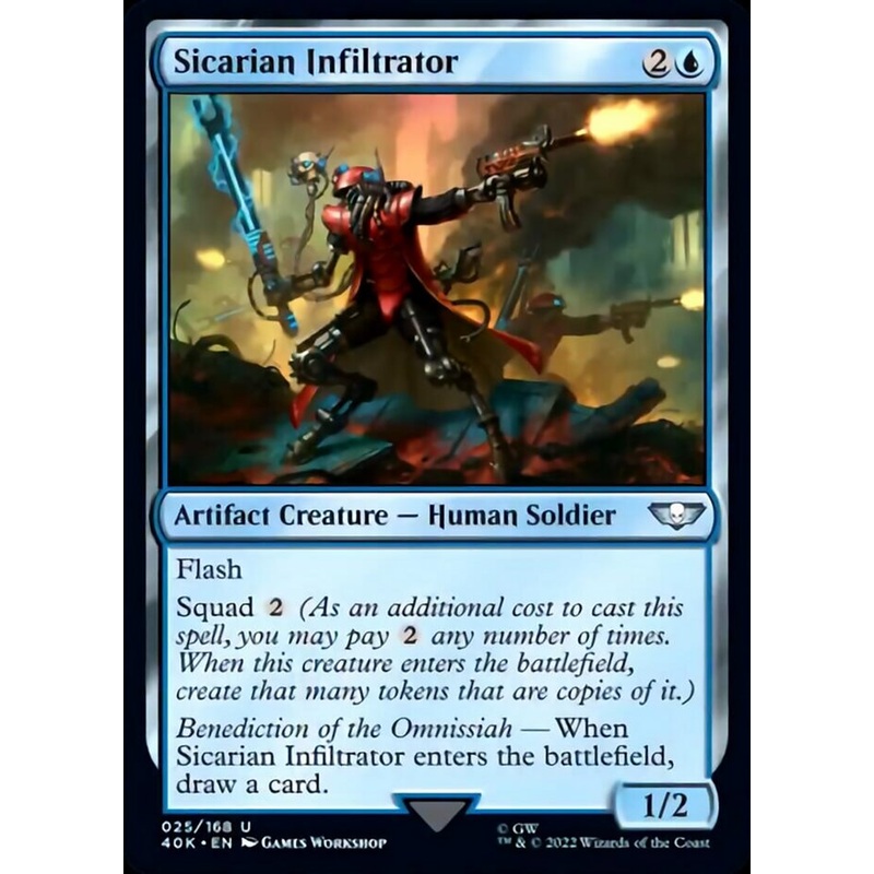 Sicarian Infiltrator (Surge Foil) [Warhammer 40,000]