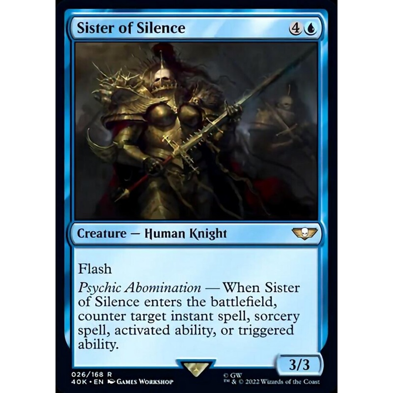 Sister of Silence (Surge Foil) [Warhammer 40,000]