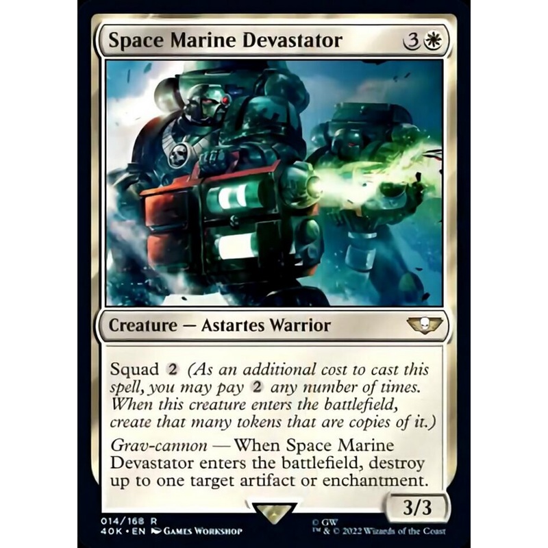 Space Marine Devastator (Surge Foil) [Warhammer 40,000]