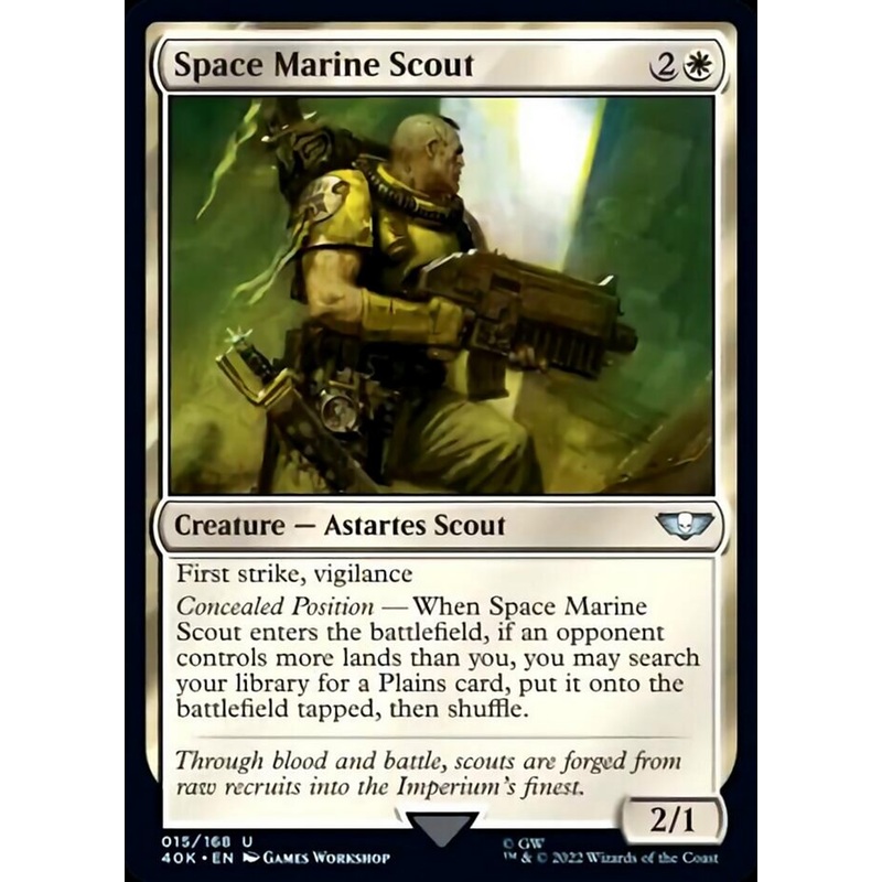 Space Marine Scout (Surge Foil) [Warhammer 40,000]