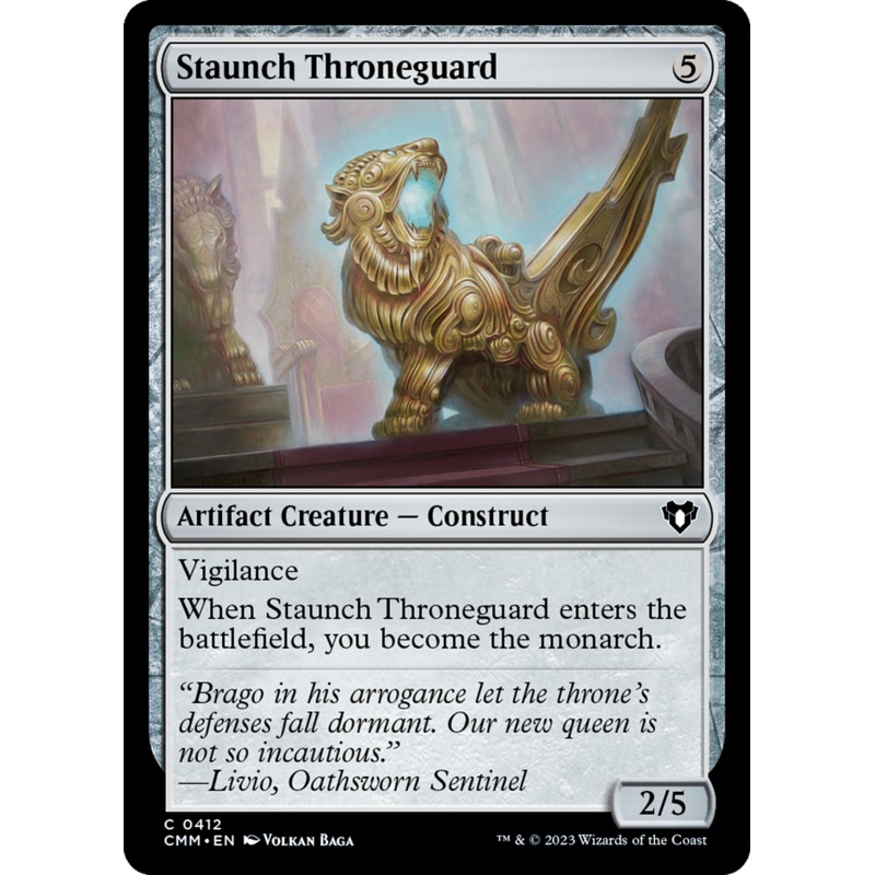 Staunch Throneguard [Commander Masters]