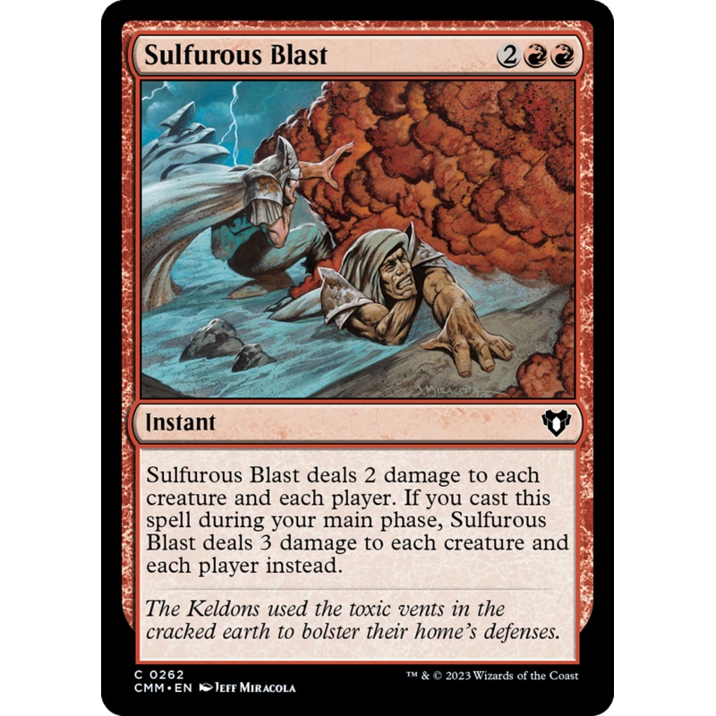 Sulfurous Blast [Commander Masters]