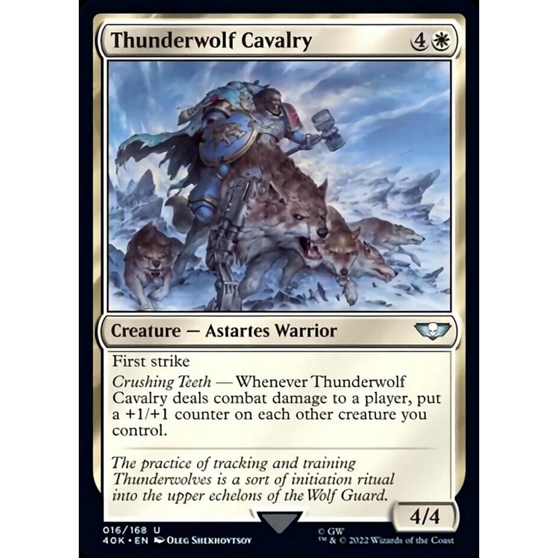 Thunderwolf Cavalry (Surge Foil) [Warhammer 40,000]
