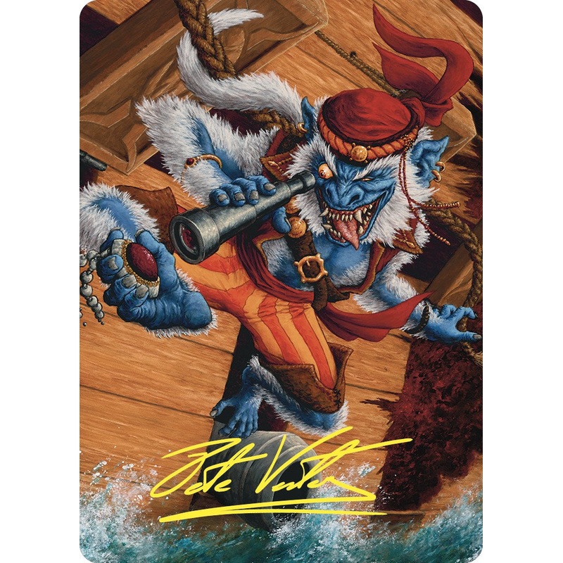 Treasure Nabber Art Card (Gold-Stamped Signature) [Commander Masters Art Series]