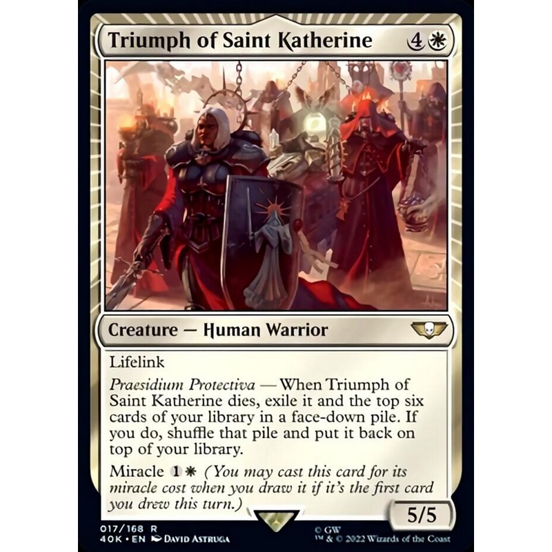 Triumph of Saint Katherine (Surge Foil) [Warhammer 40,000]