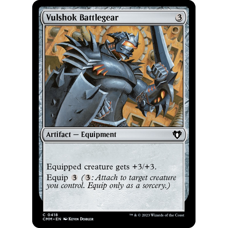 Vulshok Battlegear [Commander Masters]