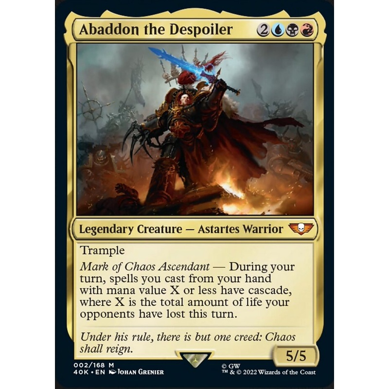 Abaddon the Despoiler (Surge Foil) [Warhammer 40,000]