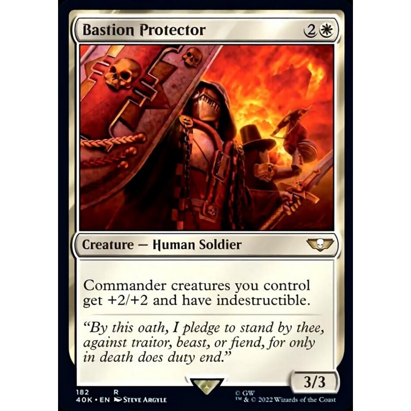 Bastion Protector (Surge Foil) [Warhammer 40,000]