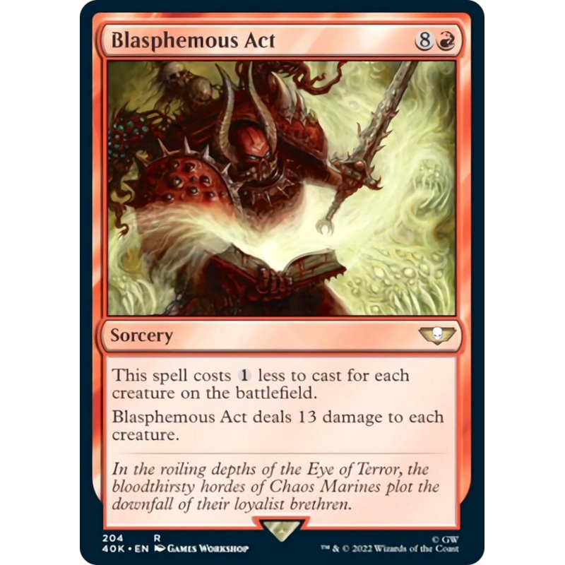 Blasphemous Act [Warhammer 40,000]