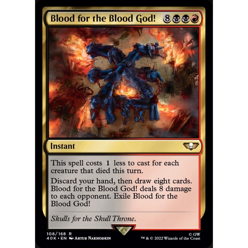 Blood for the Blood God! (Surge Foil) [Warhammer 40,000]