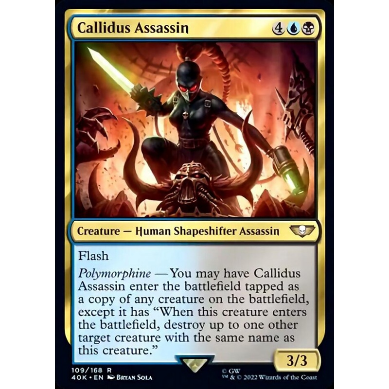 Callidus Assassin (Surge Foil) [Warhammer 40,000]